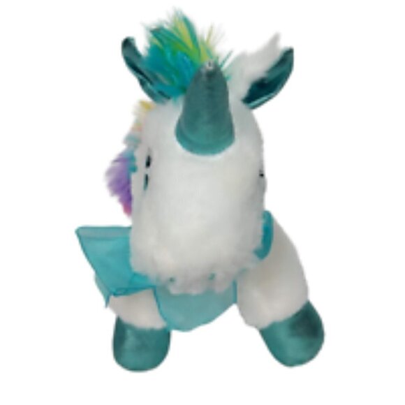 Dan Dee Unicorn Plush Rainbow Mane Stuffed Animal 8 Inch - Picture 2 of 5